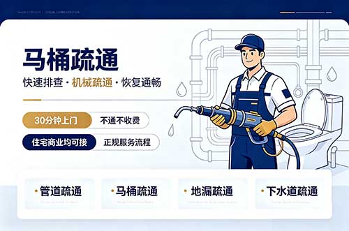 北流马桶疏通