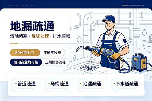 北流地漏疏通